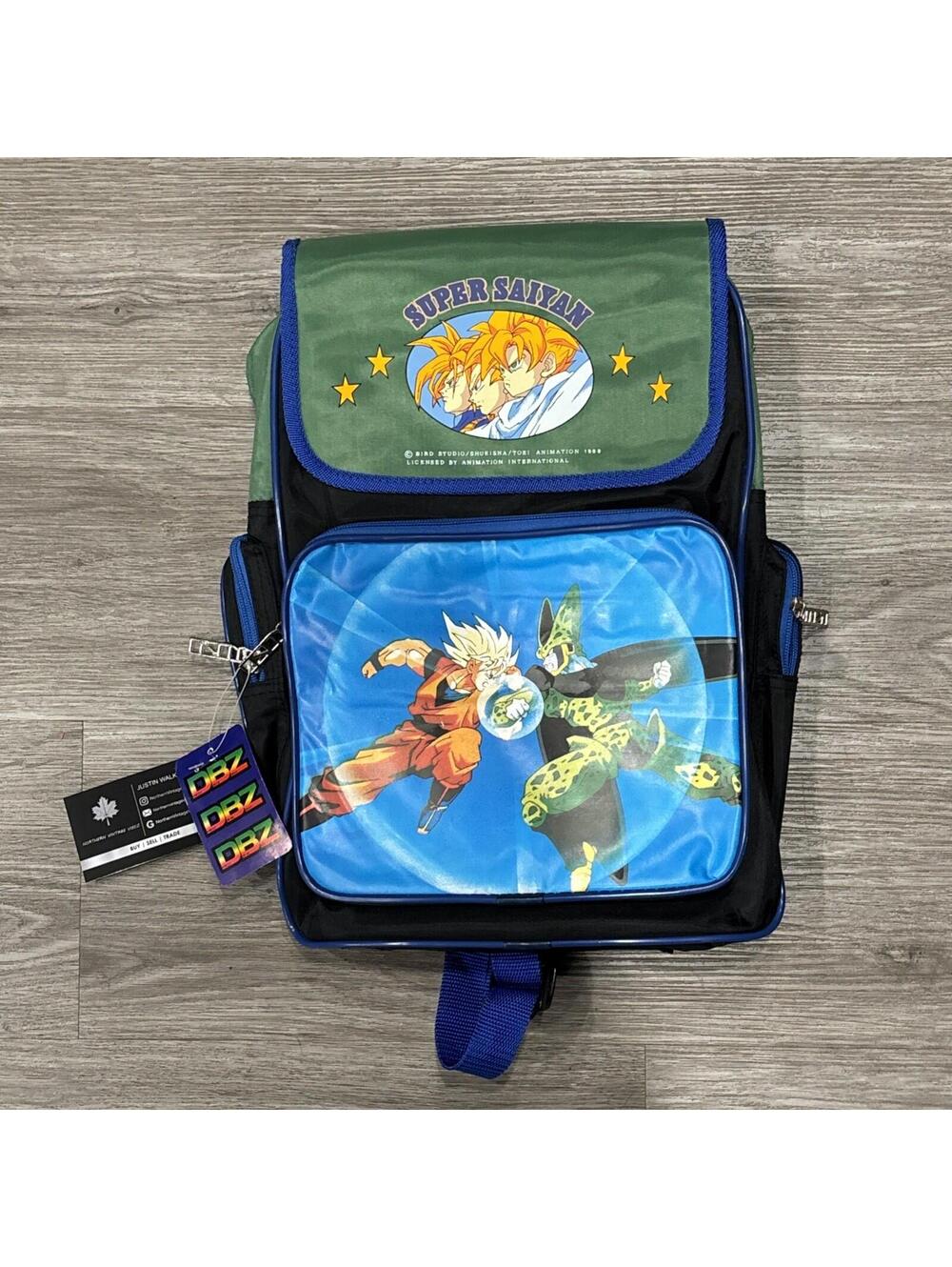 Vintage Dragon Ball Z 1989 Bootleg Backpack Z-fighter Bag